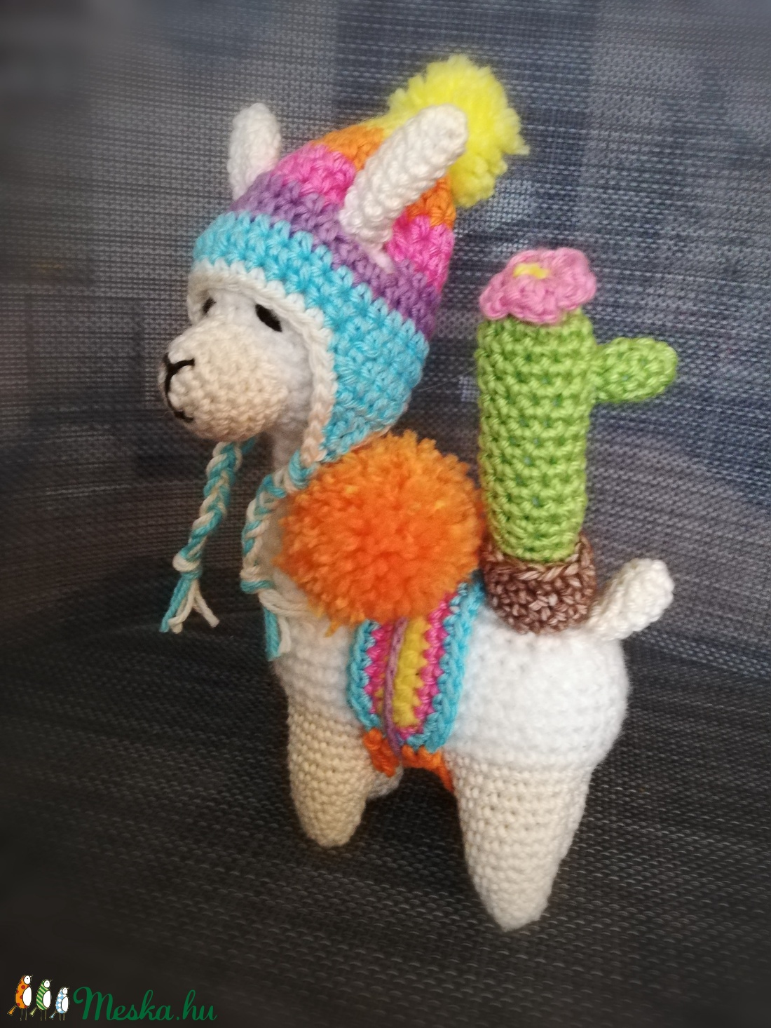 Lám a horgolt LÁMA amigurumi - játék & sport - plüssállat & játékfigura - láma - Meska.hu