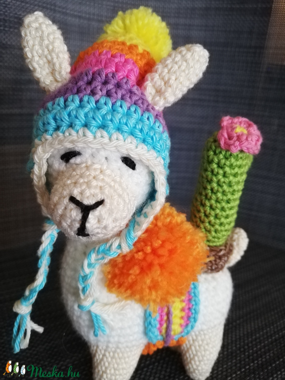 Lám a horgolt LÁMA amigurumi - játék & sport - plüssállat & játékfigura - láma - Meska.hu