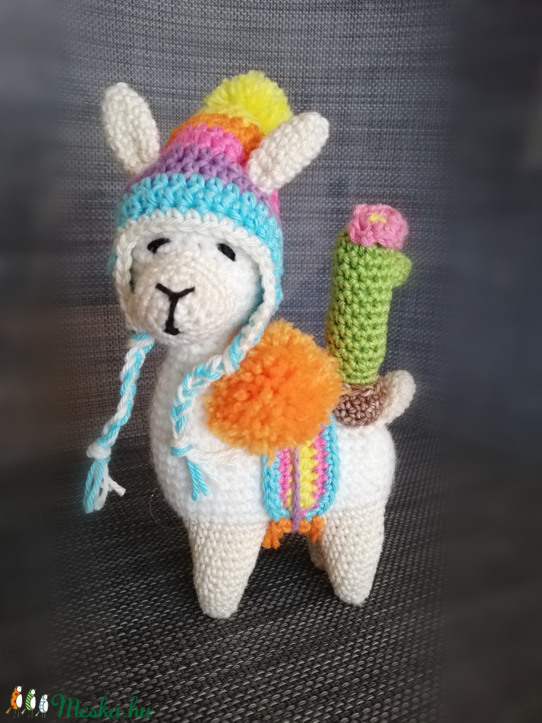 Lám a horgolt LÁMA amigurumi - játék & sport - plüssállat & játékfigura - láma - Meska.hu