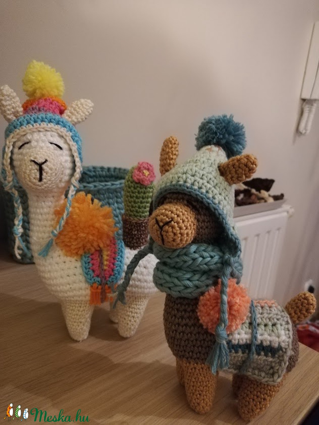 Lám a horgolt LÁMA amigurumi barna - játék & sport - plüssállat & játékfigura - láma - Meska.hu