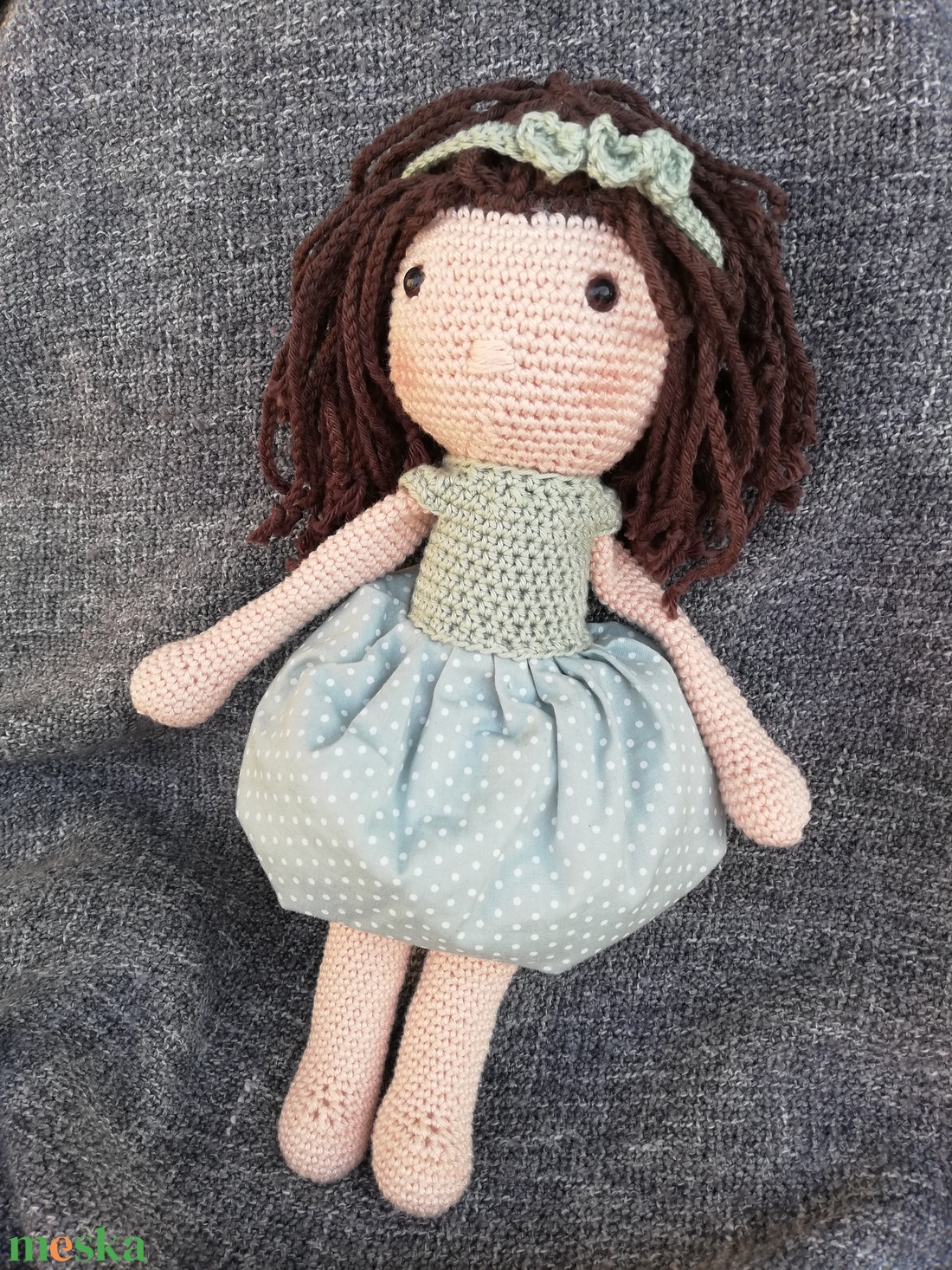 Léna hercegnő horgolt amigurumi baba - játék & sport - plüssállat & játékfigura - ember - Meska.hu