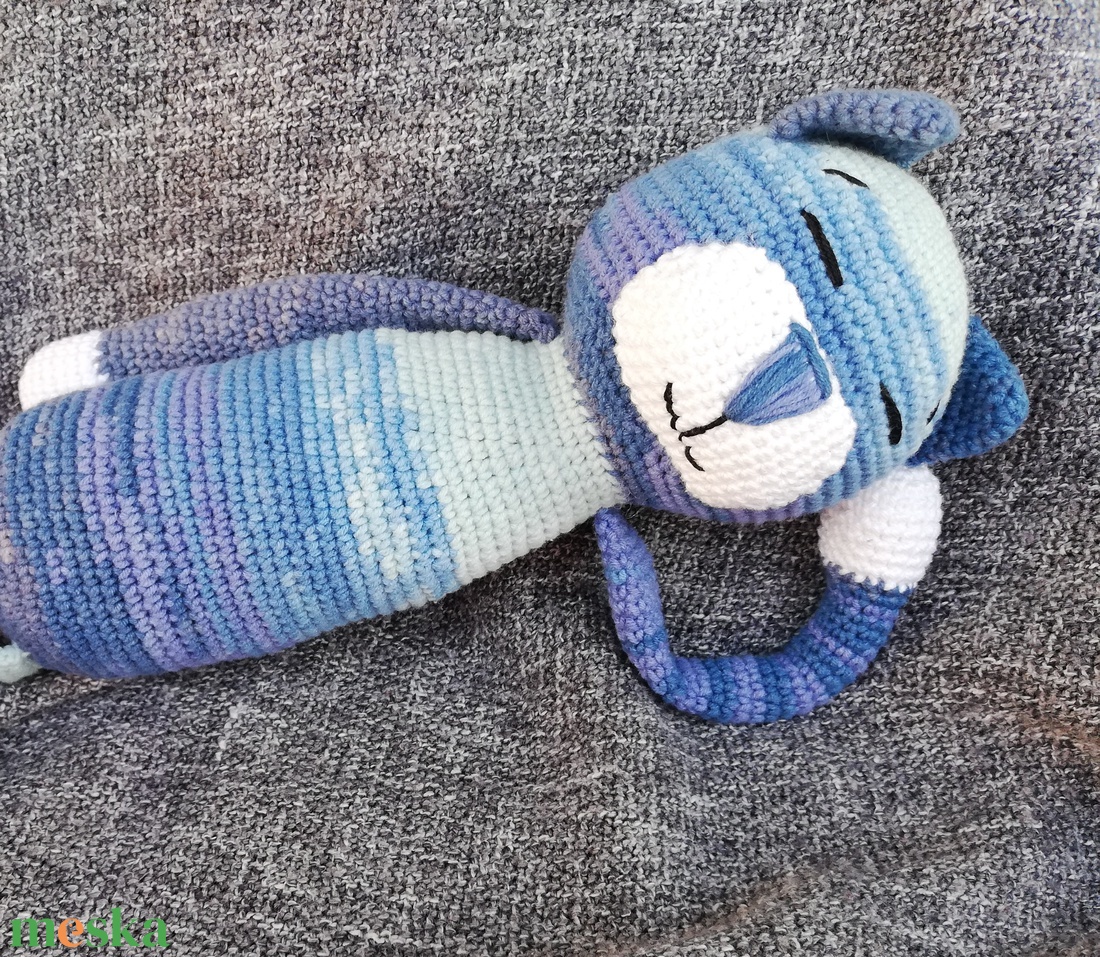 Nagy Amicat CICA, horgolt amigurumi - játék & sport - plüssállat & játékfigura - cica - Meska.hu
