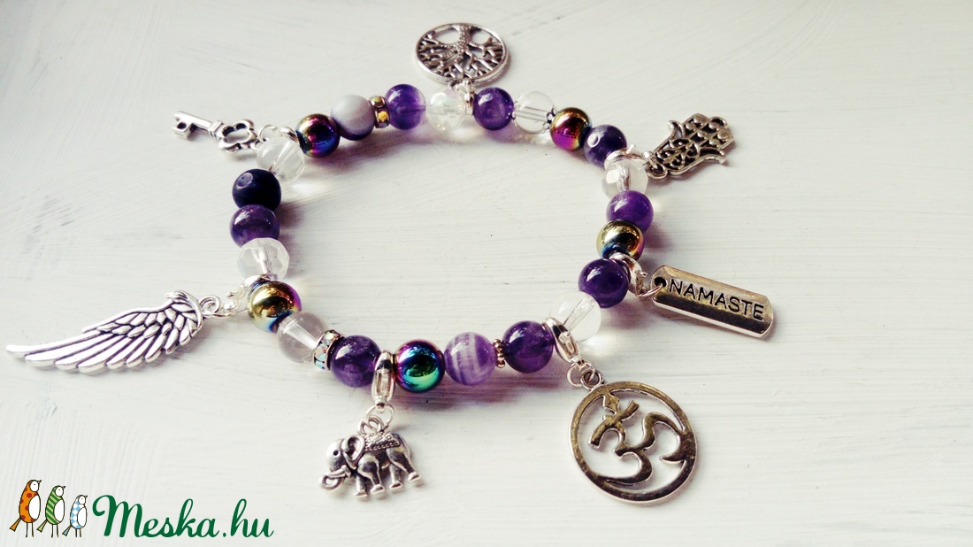 Spirituális képességeket erősítő ékszer - ékszer - karkötő - charm karkötő - Meska.hu