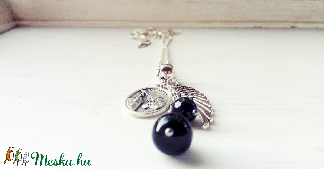 Szent Rita segítő amulett - ékszer - nyaklánc - medálos nyaklánc - Meska.hu