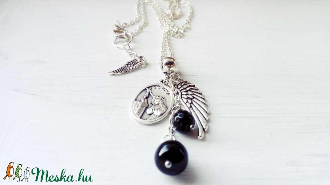 Szent Rita segítő amulett - ékszer - nyaklánc - medálos nyaklánc - Meska.hu