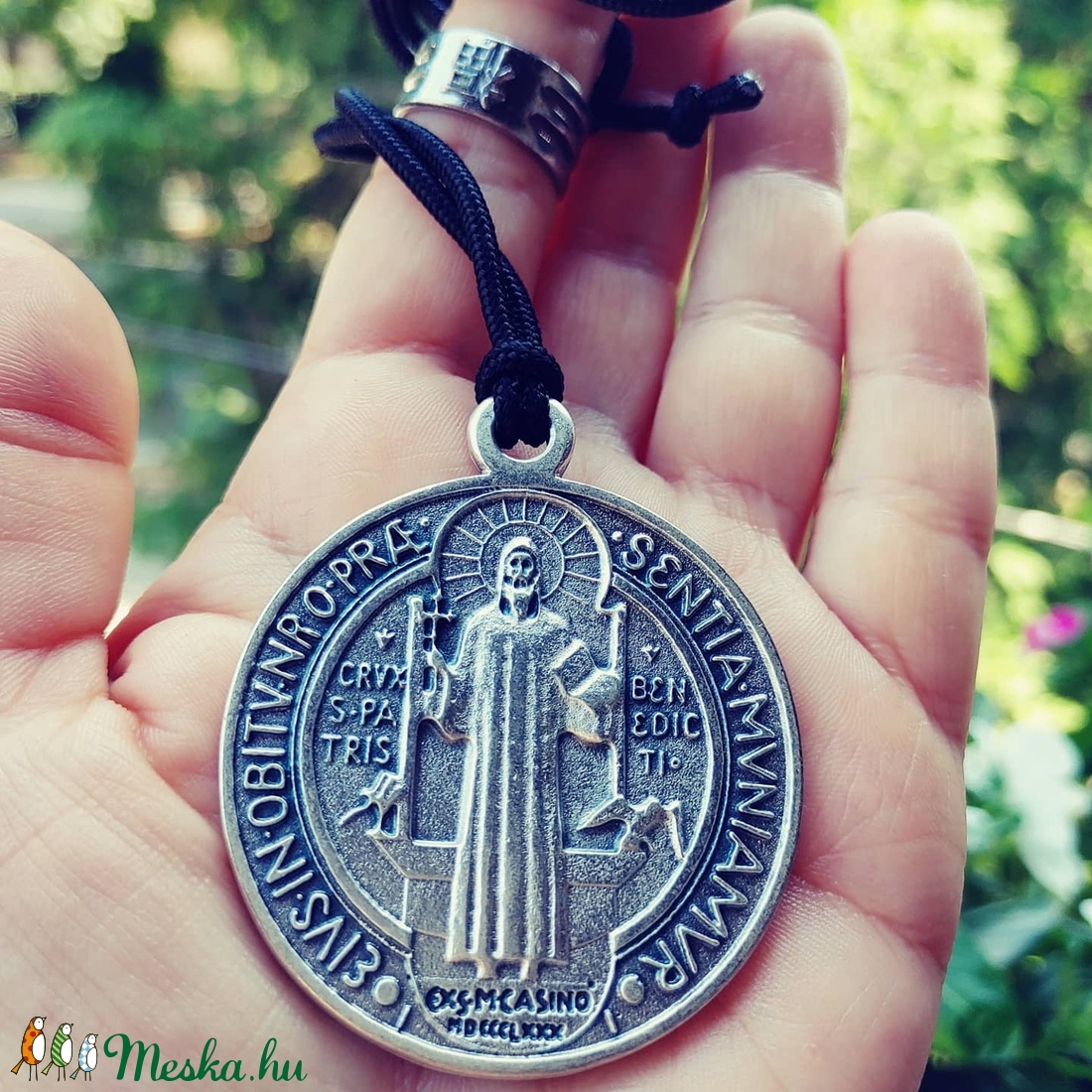 Szent Benedek érem - ékszer - nyaklánc - medál - Meska.hu Szent Benedek érem - ékszer - nyaklánc - medál - Meska.hu