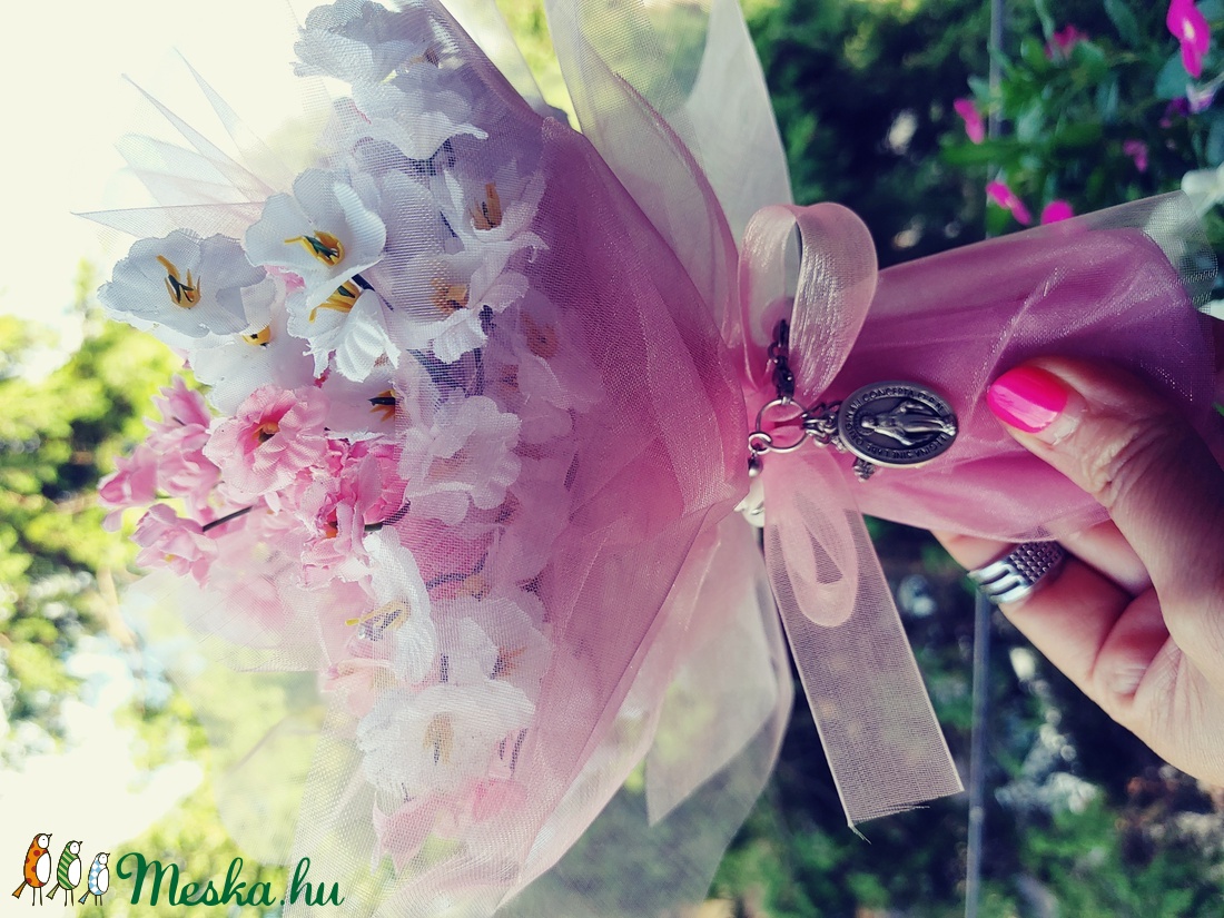  Keresztelő csokor, ékszerrel - játék & sport - Meska.hu