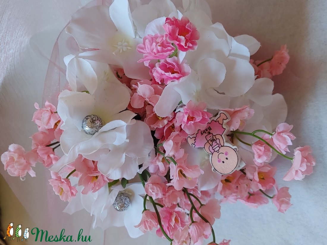 Keresztelő csokor, ékszerrel - játék & sport - Meska.hu