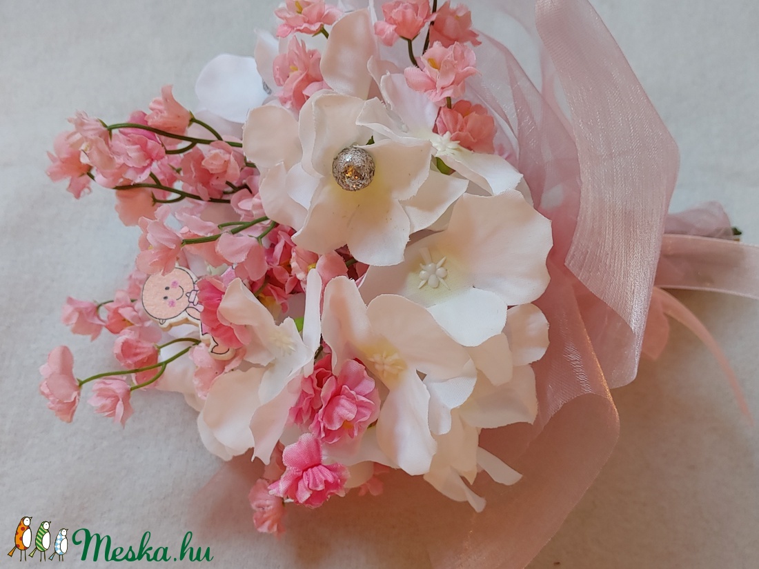  Keresztelő csokor, ékszerrel - játék & sport - Meska.hu