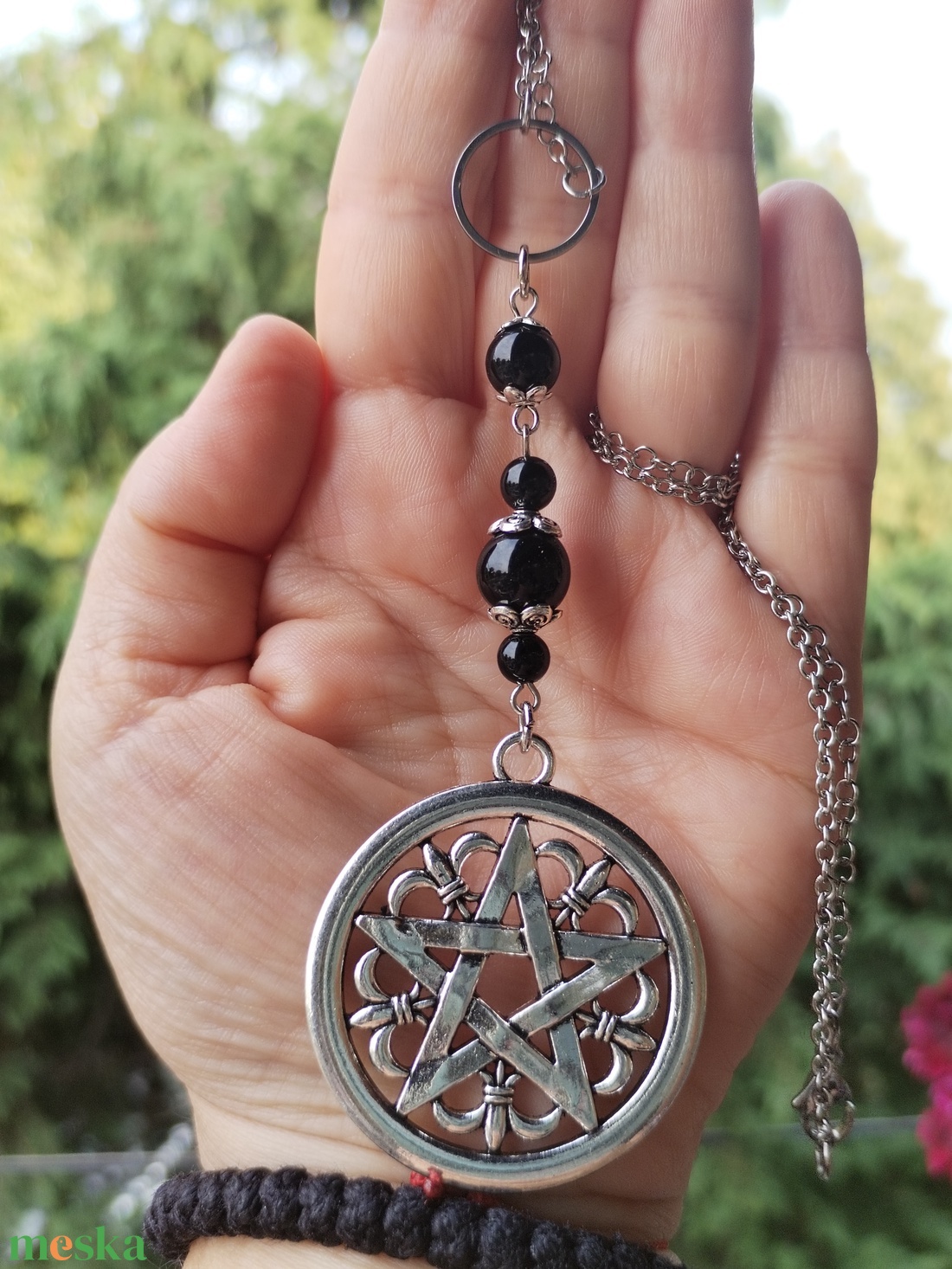 Pentagram amulett - ékszer - nyaklánc - medálos nyaklánc - Meska.hu Pentagram amulett - ékszer - nyaklánc - medálos nyaklánc - Meska.hu