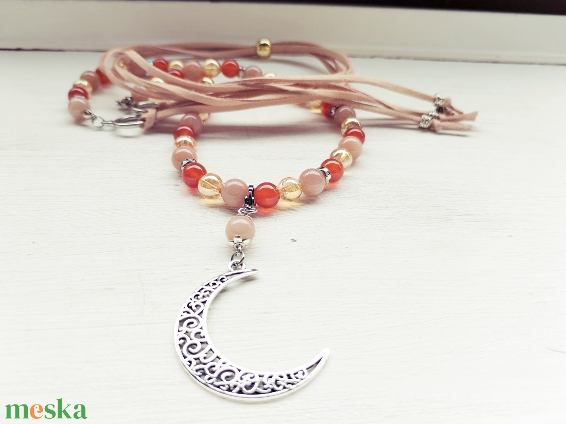 Holdkő amulett - ékszer - nyaklánc - medálos nyaklánc - Meska.hu