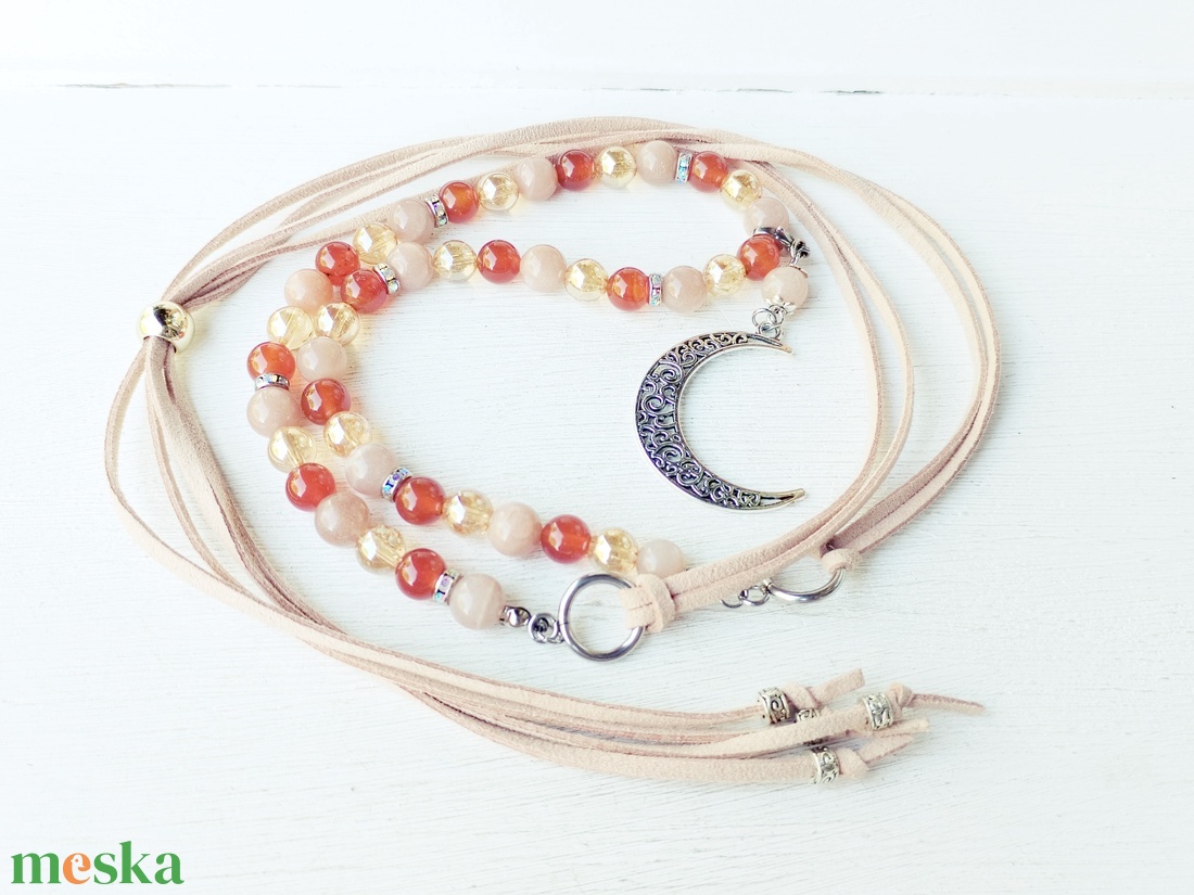 Holdkő amulett - ékszer - nyaklánc - medálos nyaklánc - Meska.hu