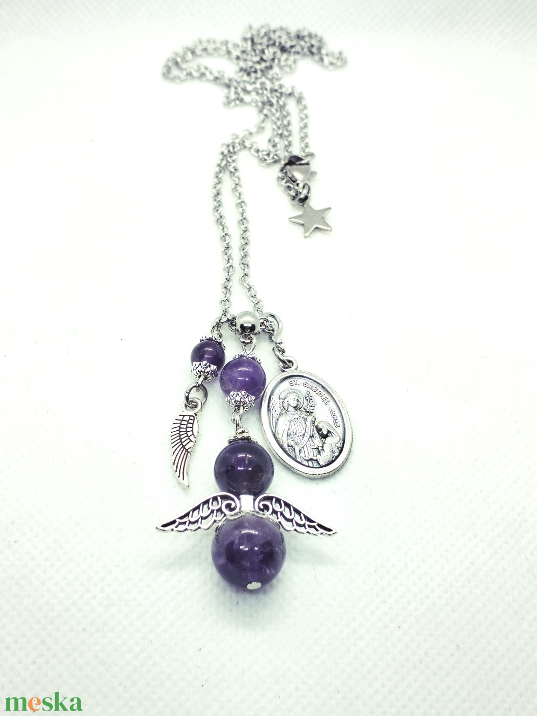 Gábriel arkangyal amulett - ékszer - nyaklánc - medálos nyaklánc - Meska.hu