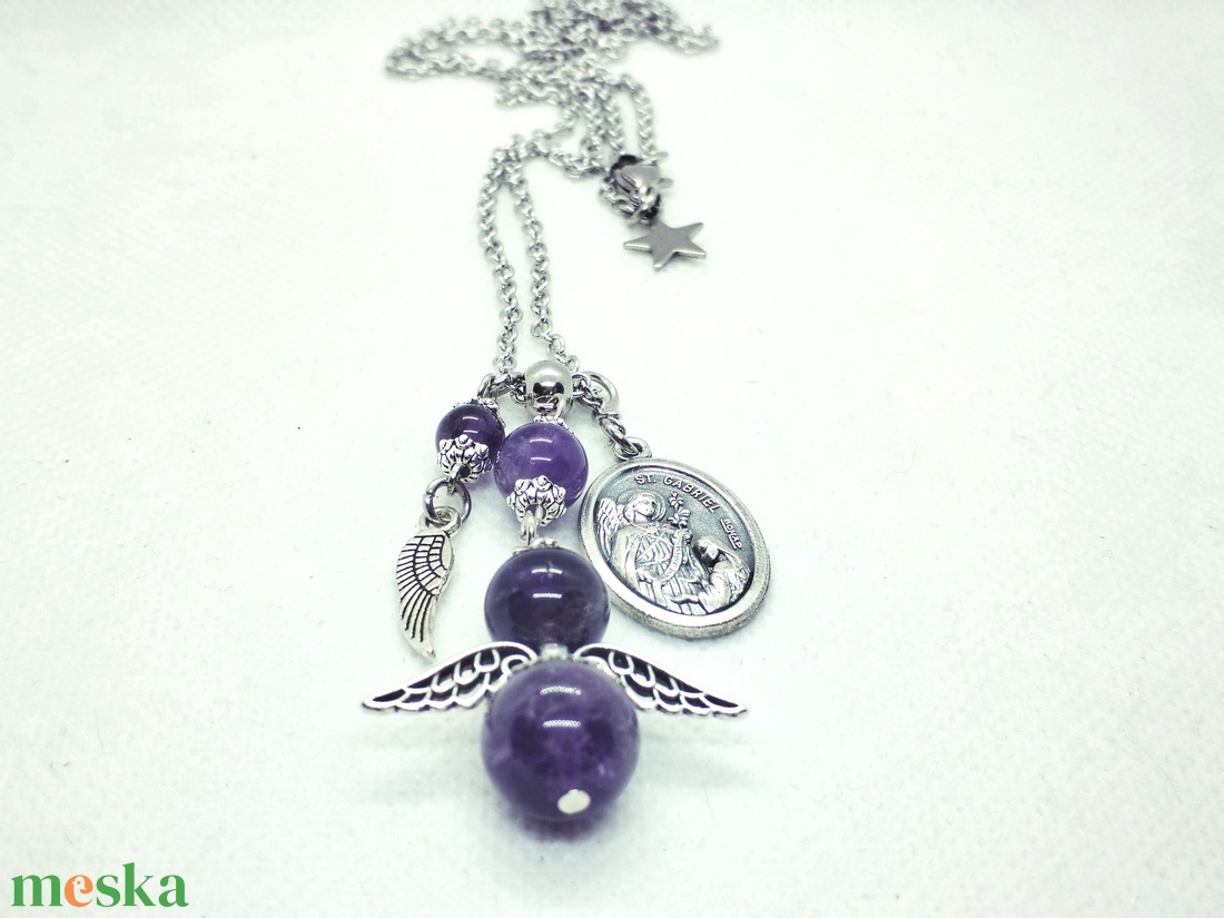 Gábriel arkangyal amulett - ékszer - nyaklánc - medálos nyaklánc - Meska.hu