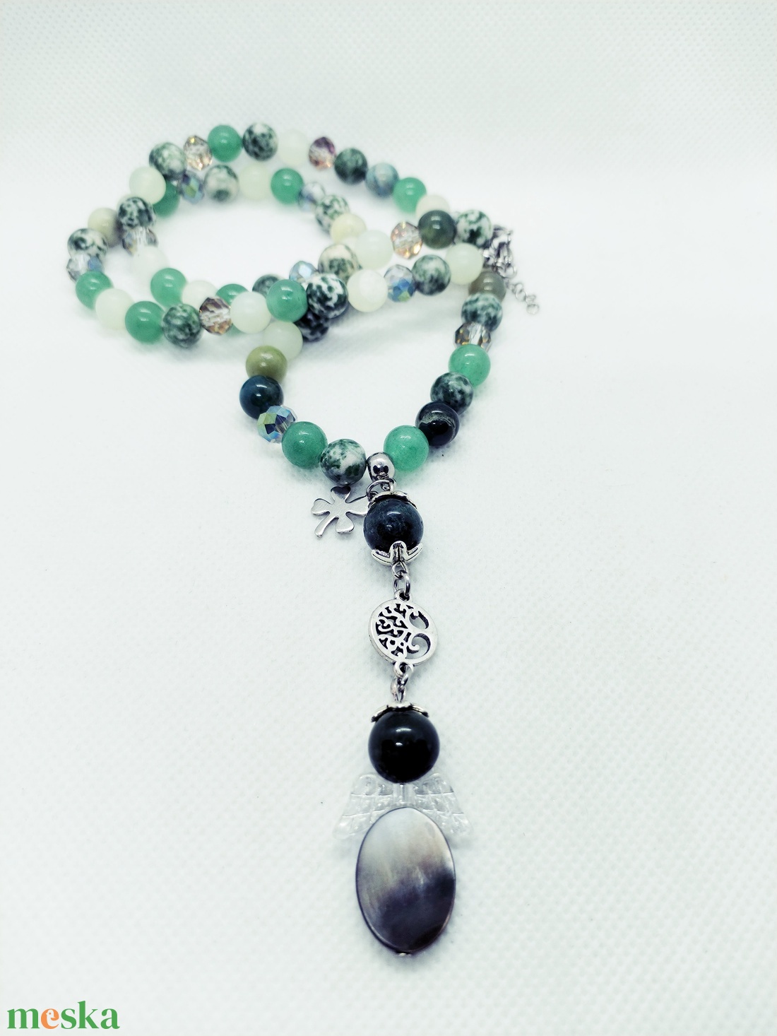 Szerencsehozó angyal amulett - ékszer - nyaklánc - medálos nyaklánc - Meska.hu