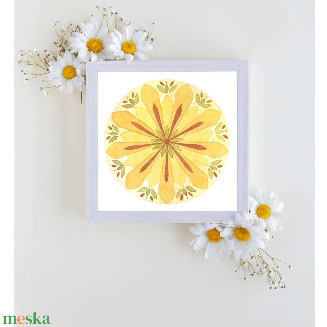Mandala - művészet - festmény - akvarell - Meska.hu