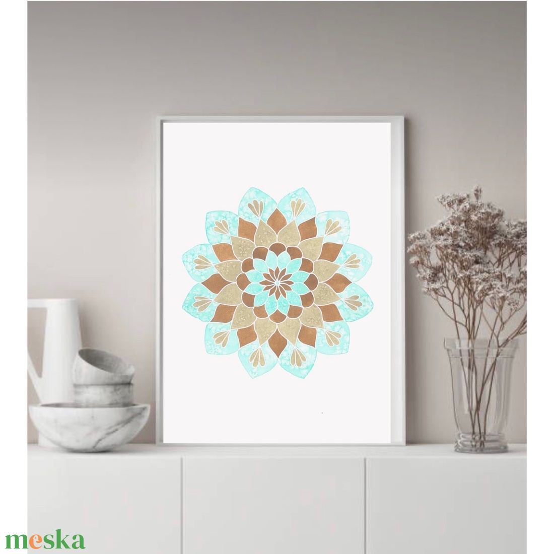 Mandala - művészet - festmény - akvarell - Meska.hu