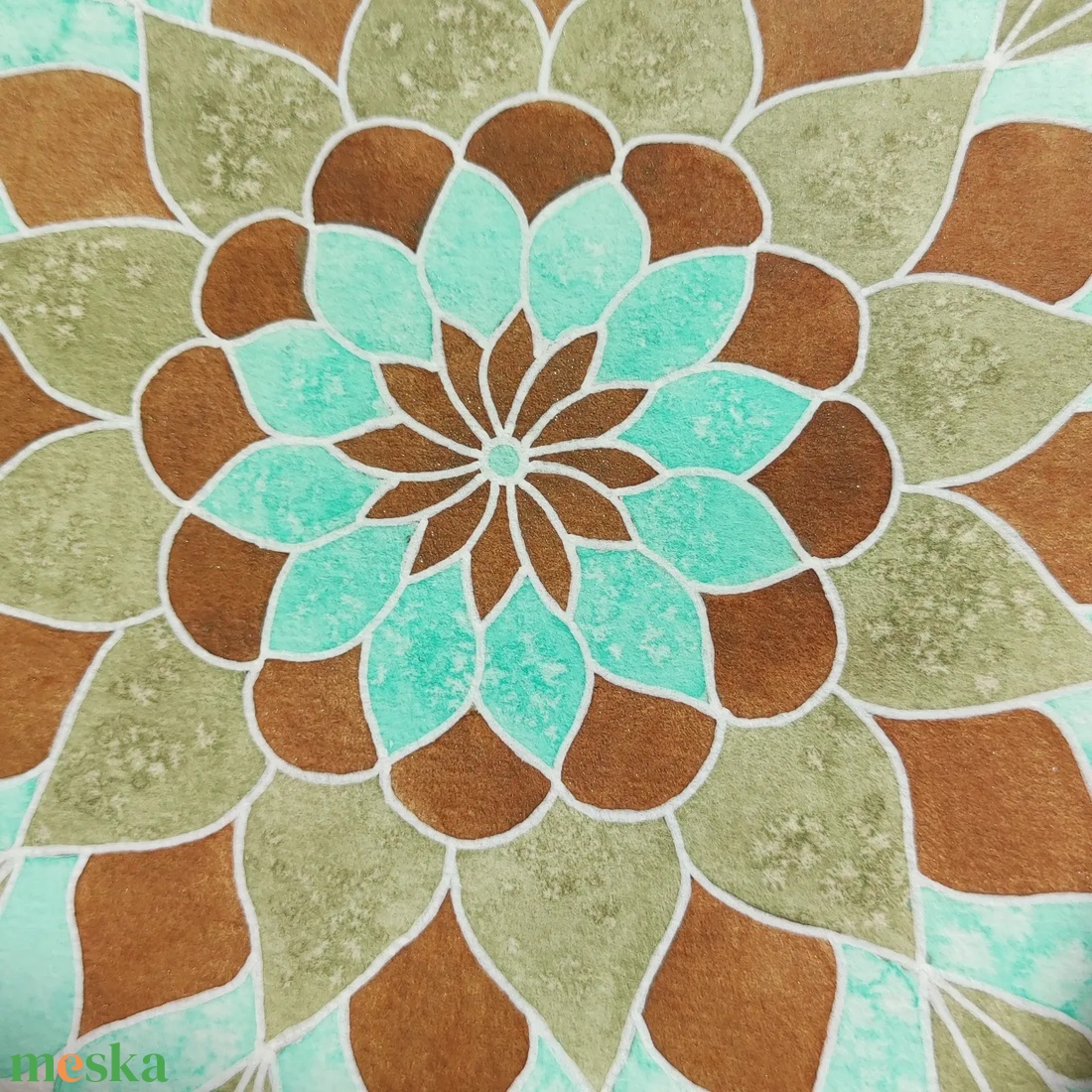 Mandala - művészet - festmény - akvarell - Meska.hu