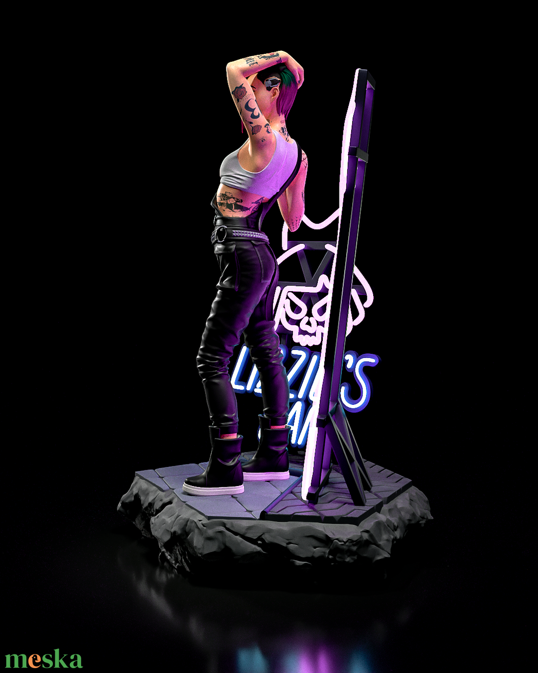 Judy Alvarez - Cyberpunk 2077 - művészet - makett, modell - Meska.hu Judy Alvarez - Cyberpunk 2077 - művészet - makett, modell - Meska.hu