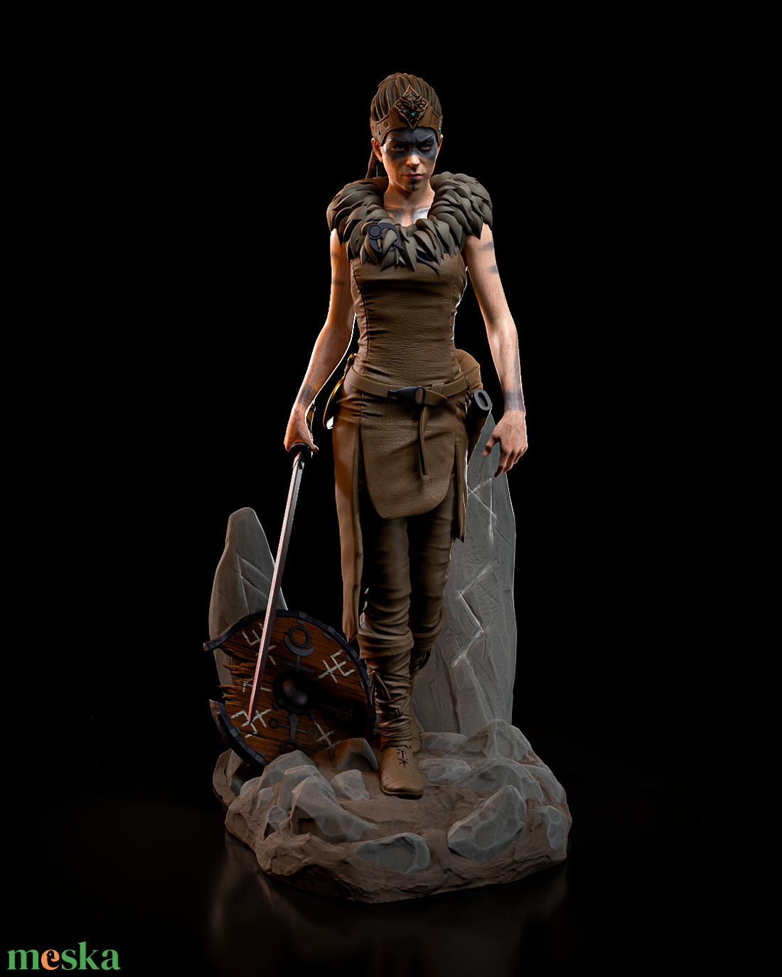Senua - Hellblade - művészet - makett, modell - Meska.hu Senua - Hellblade - művészet - makett, modell - Meska.hu