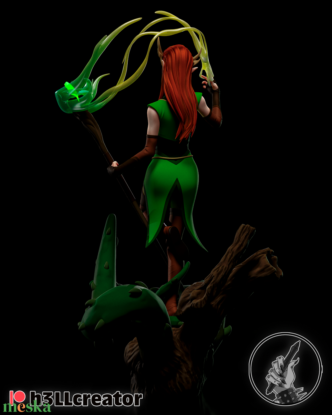 Keyleth - The Legend of Vox Machina - művészet - makett, modell - Meska.hu
