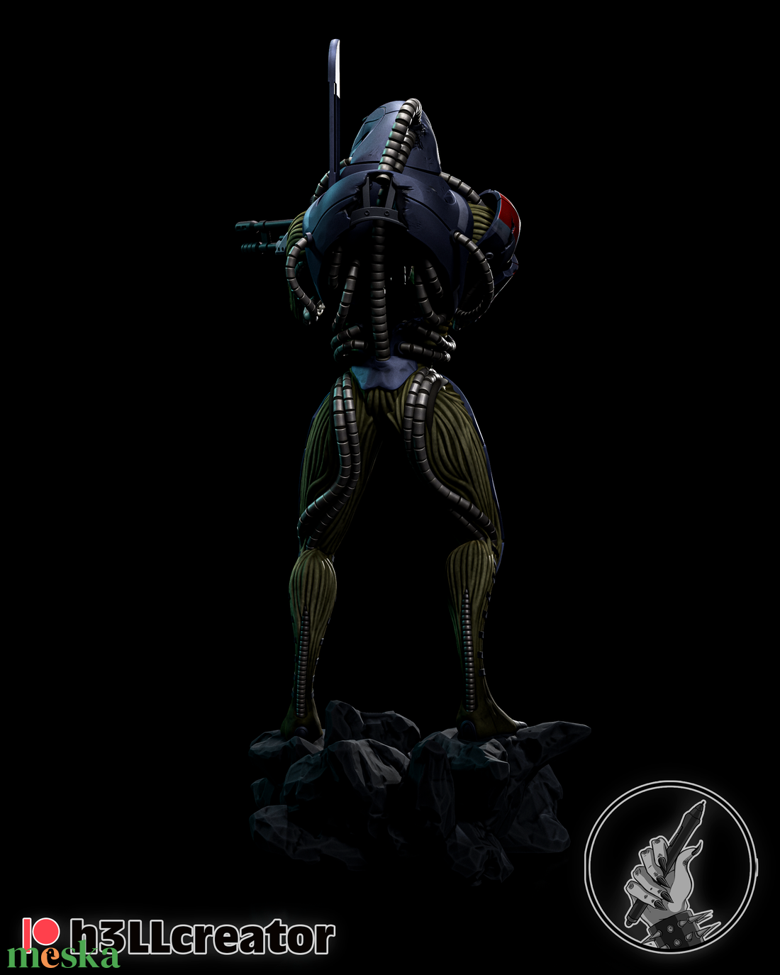 Legion - Mass Effect - művészet - makett, modell - Meska.hu Legion - Mass Effect - művészet - makett, modell - Meska.hu