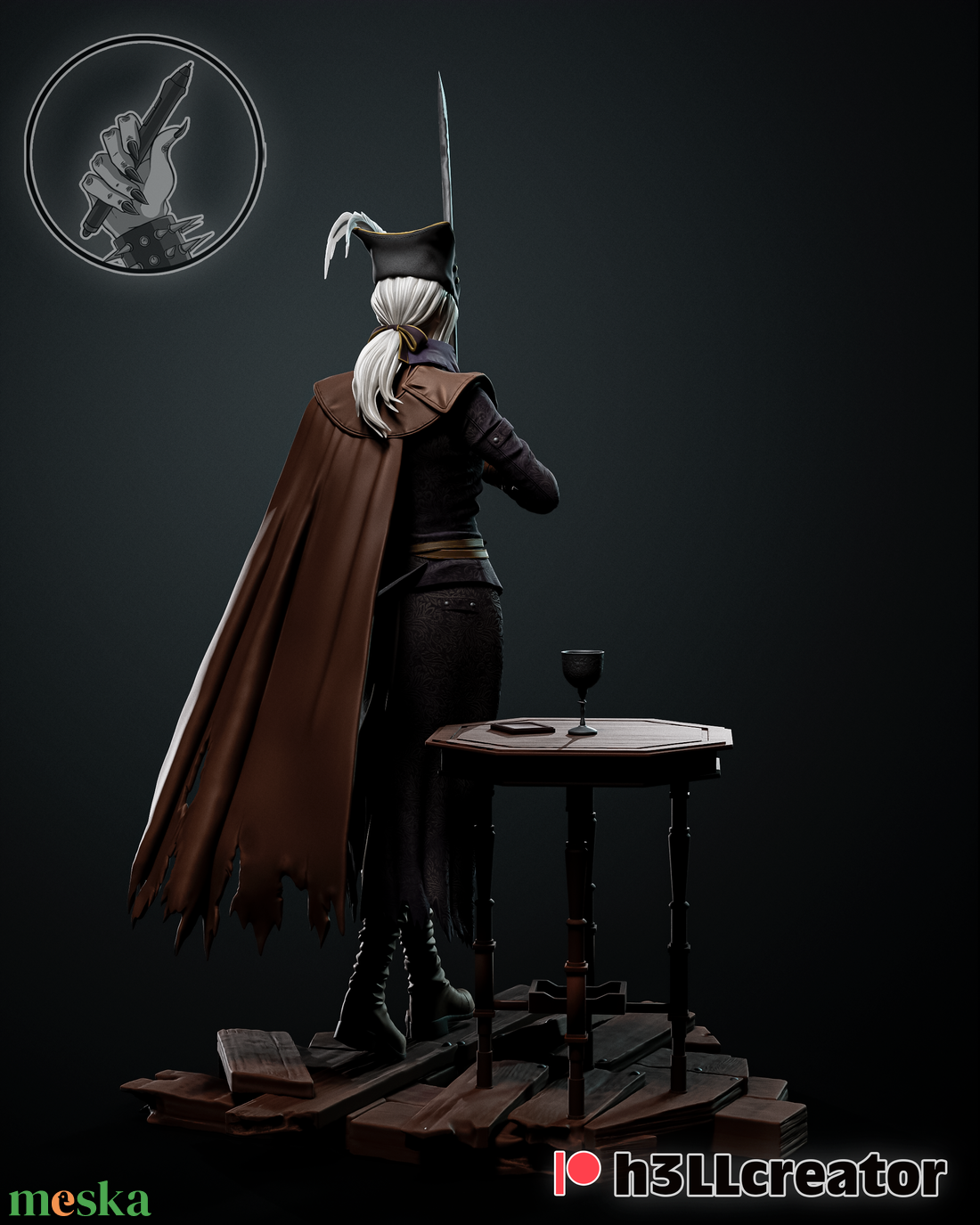 Lady Maria - Bloodborne - művészet - makett, modell - Meska.hu Lady Maria - Bloodborne - művészet - makett, modell - Meska.hu
