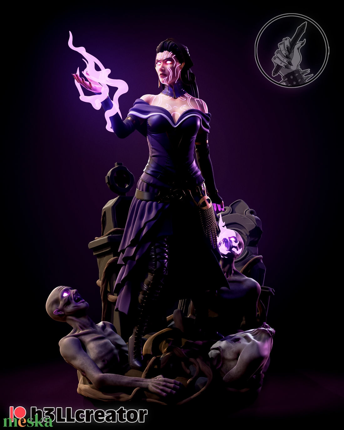 Liliana Vess - Baldur's gate 3 - művészet - makett, modell - Meska.hu Liliana Vess - Baldur's gate 3 - művészet - makett, modell - Meska.hu