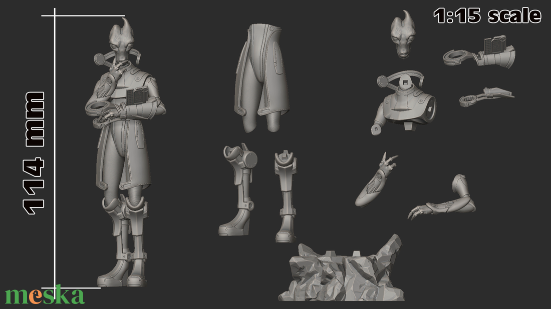 Mordin Solus - Mass Effect - művészet - makett, modell - Meska.hu Mordin Solus - Mass Effect - művészet - makett, modell - Meska.hu