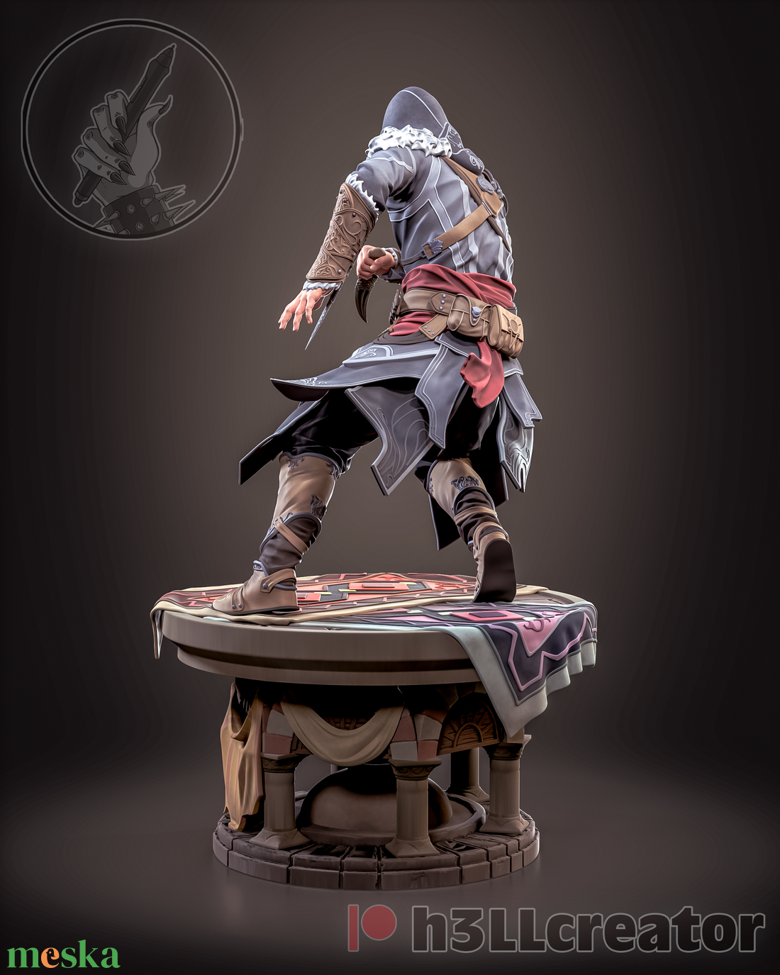 Ezio - Assasin's Creed - művészet - makett, modell - Meska.hu Ezio - Assasin's Creed - művészet - makett, modell - Meska.hu