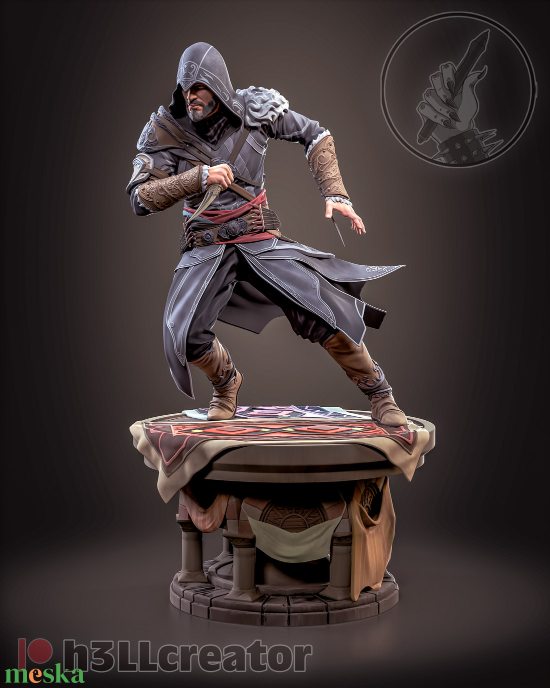 Ezio - Assasin's Creed - művészet - makett, modell - Meska.hu Ezio - Assasin's Creed - művészet - makett, modell - Meska.hu
