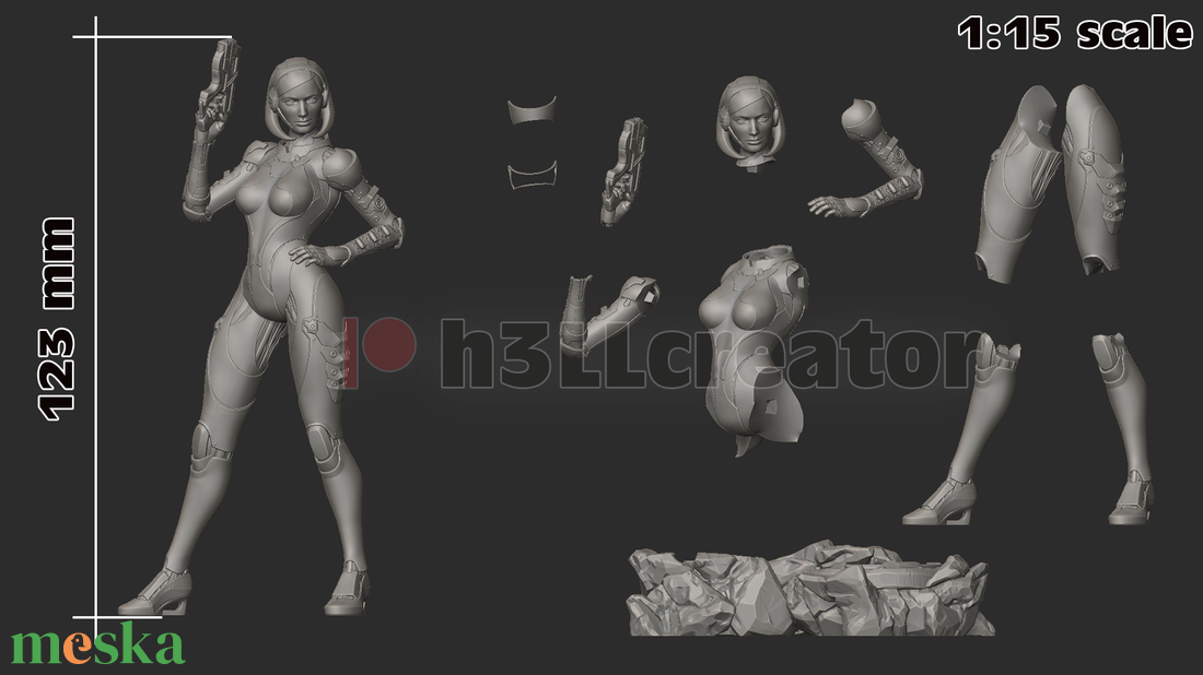 Edi - Mass Effect - művészet - makett, modell - Meska.hu Edi - Mass Effect - művészet - makett, modell - Meska.hu