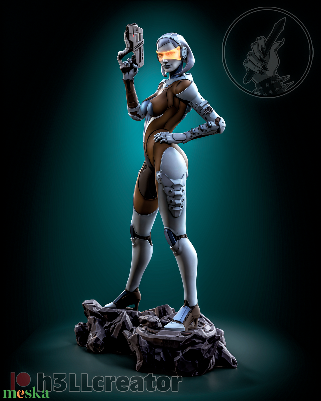 Edi - Mass Effect - művészet - makett, modell - Meska.hu Edi - Mass Effect - művészet - makett, modell - Meska.hu