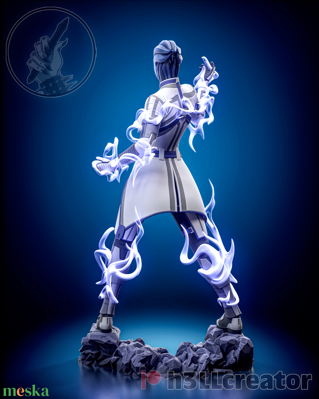 Liara - Mass Effect - művészet - makett, modell - Meska.hu Liara - Mass Effect - művészet - makett, modell - Meska.hu