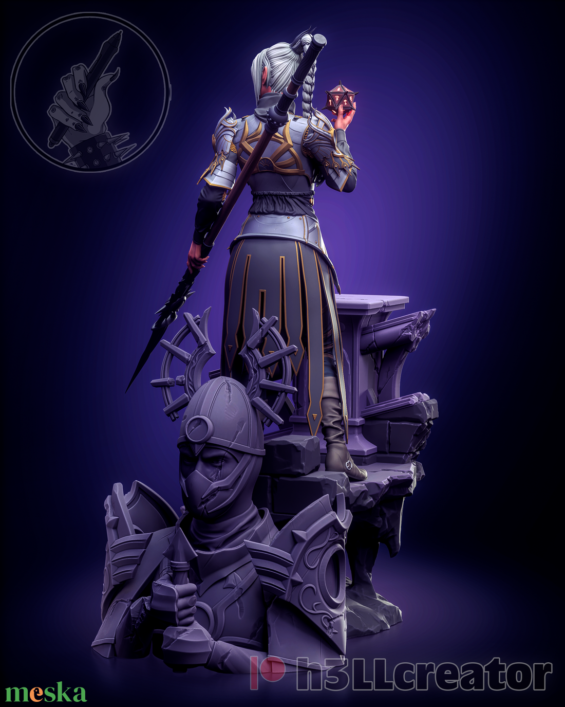 Shadowhearth v2 - Baldur's gate 3 - művészet - makett, modell - Meska.hu Shadowhearth v2 - Baldur's gate 3 - művészet - makett, modell - Meska.hu