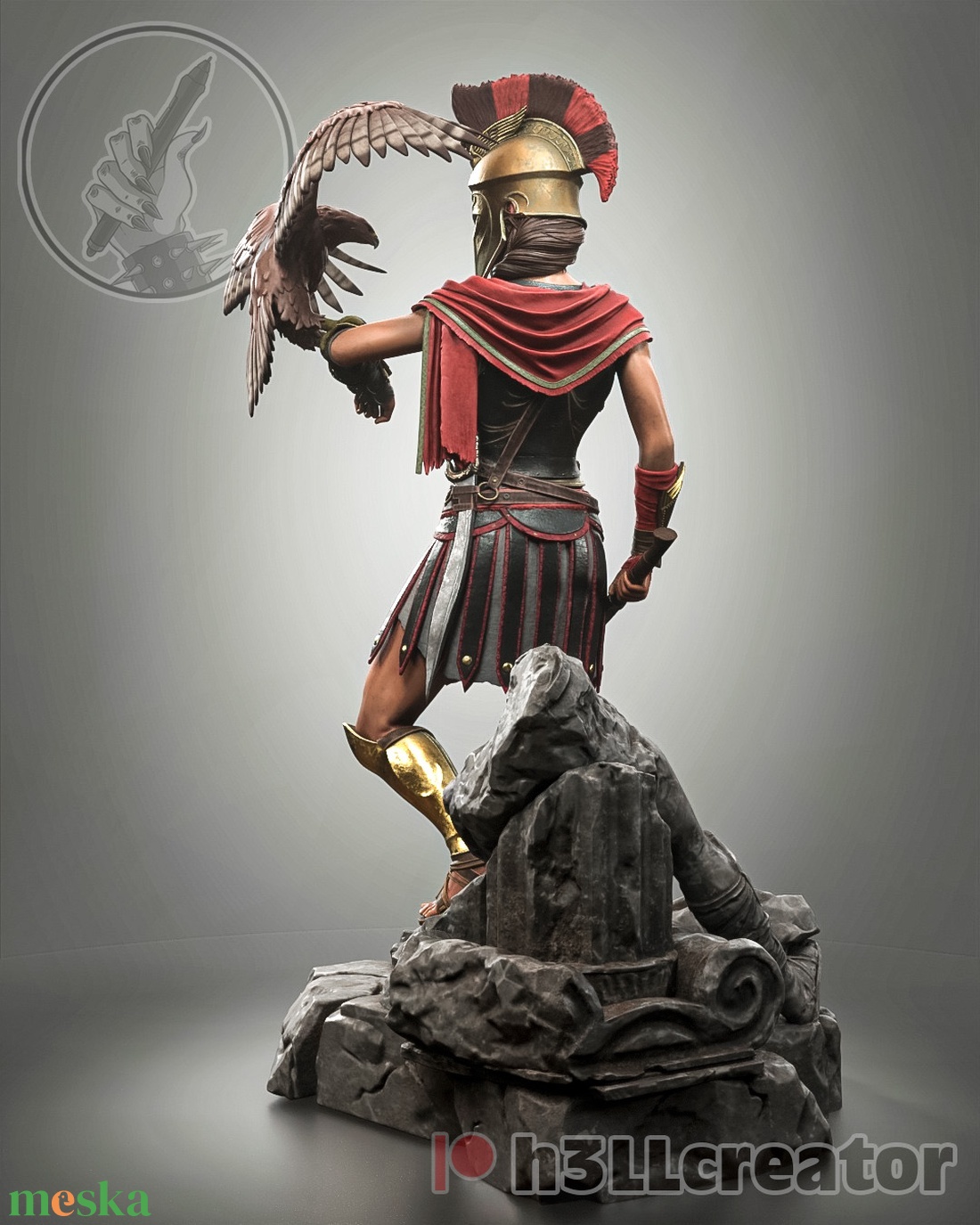 Kassandra - Assassin's Creed Odyssey - művészet - makett, modell - Meska.hu Kassandra - Assassin's Creed Odyssey - művészet - makett, modell - Meska.hu