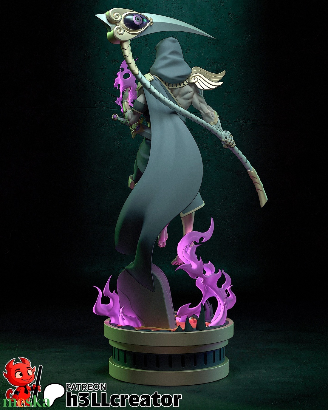 Thanatos - Hades 3 - művészet - makett, modell - Meska.hu