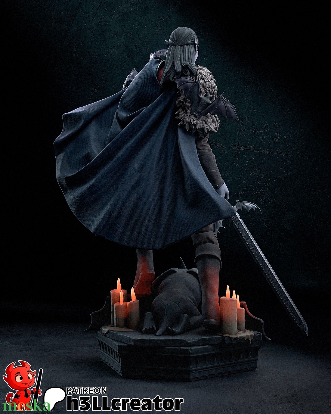Strahd von Zarovich - DnD Világ - művészet - makett, modell - Meska.hu Strahd von Zarovich - DnD Világ - művészet - makett, modell - Meska.hu