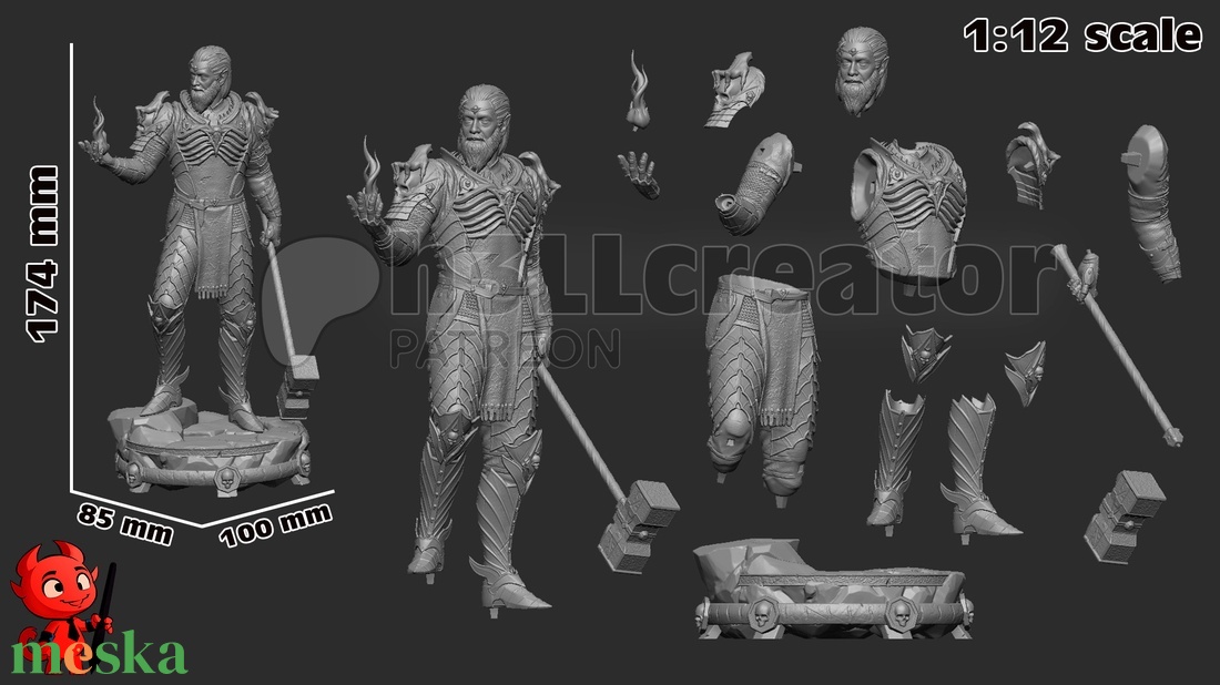 Ketheric Thorn - Baldur's gate 3 - művészet - makett, modell - Meska.hu Ketheric Thorn - Baldur's gate 3 - művészet - makett, modell - Meska.hu