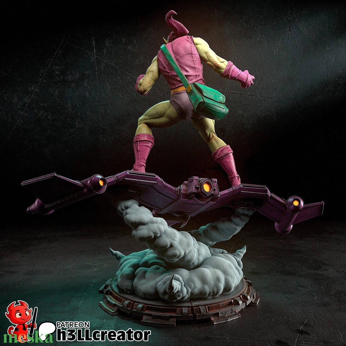Green Goblin - Spiderman - művészet - makett, modell - Meska.hu Green Goblin - Spiderman - művészet - makett, modell - Meska.hu