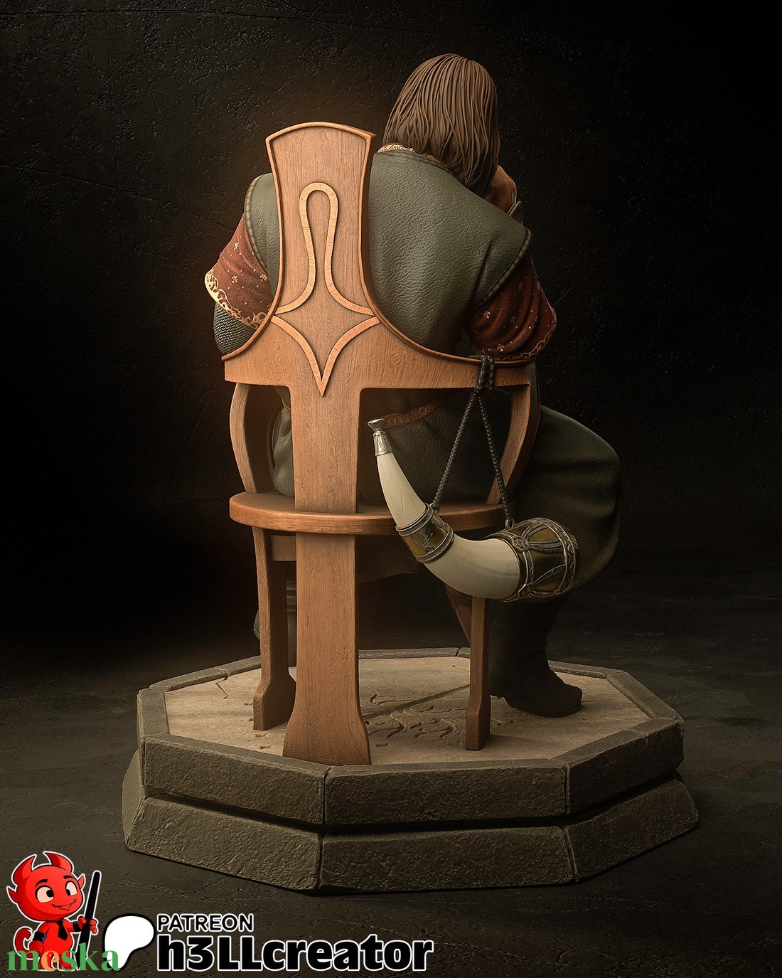 Boromir - The Lord of the Rings - művészet - makett, modell - Meska.hu Boromir - The Lord of the Rings - művészet - makett, modell - Meska.hu