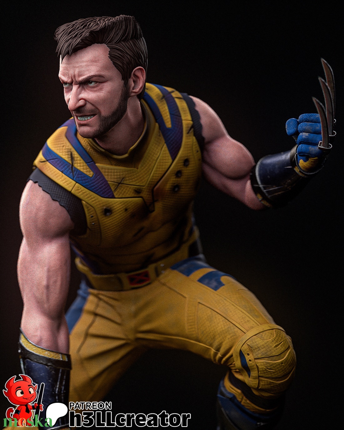 Wolverine - Deadpool and Wolverine - művészet - makett, modell - Meska.hu Wolverine - Deadpool and Wolverine - művészet - makett, modell - Meska.hu
