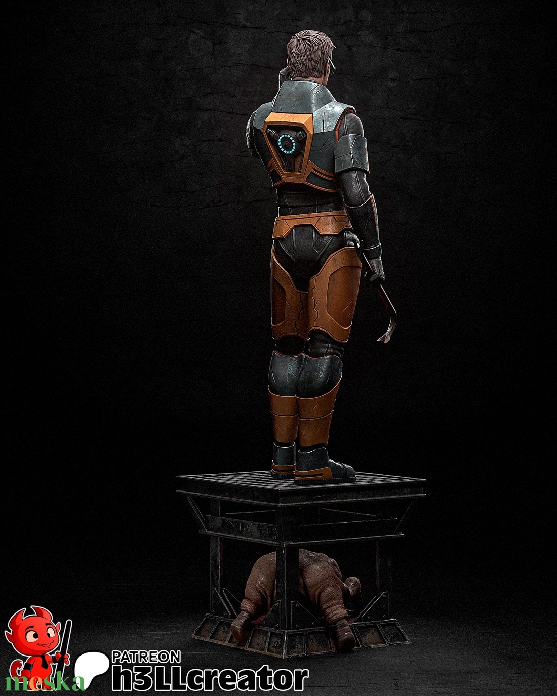 Gordon Freeman - Half Life 2 - művészet - makett, modell - Meska.hu Gordon Freeman - Half Life 2 - művészet - makett, modell - Meska.hu