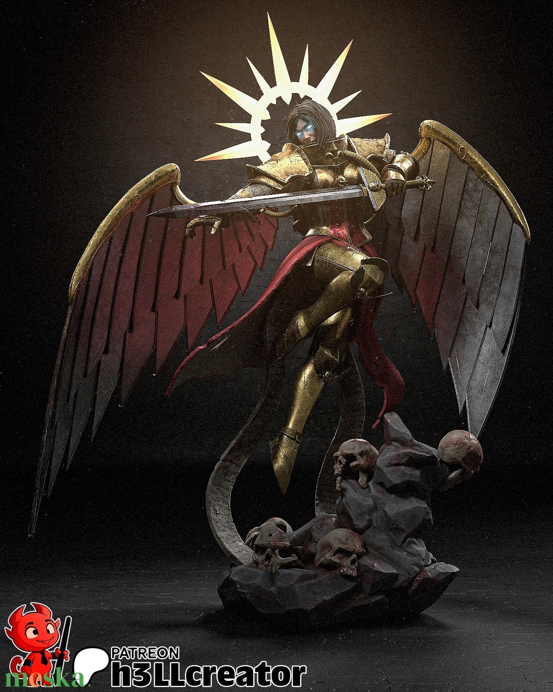 Saint Celestine - Warhammer 40k - művészet - makett, modell - Meska.hu Saint Celestine - Warhammer 40k - művészet - makett, modell - Meska.hu
