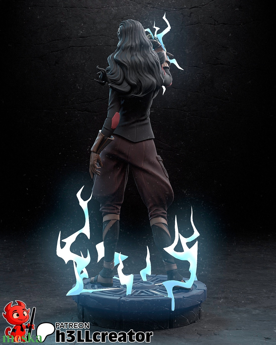 Asami Sato - Legend of Korra - művészet - makett, modell - Meska.hu Asami Sato - Legend of Korra - művészet - makett, modell - Meska.hu