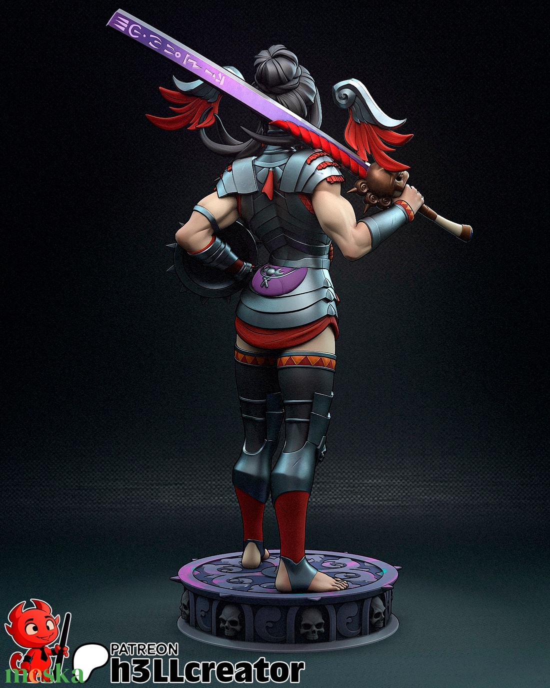 Nemesis - Hades - művészet - makett, modell - Meska.hu Nemesis - Hades - művészet - makett, modell - Meska.hu
