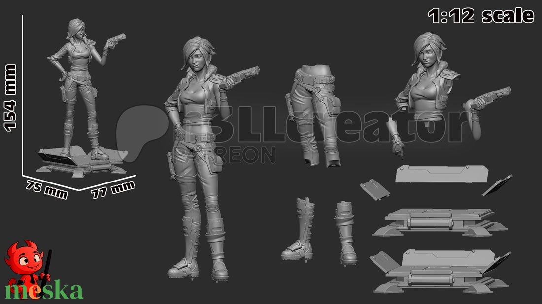 Lilith - Borderlands 3 - művészet - makett, modell - Meska.hu Lilith - Borderlands 3 - művészet - makett, modell - Meska.hu