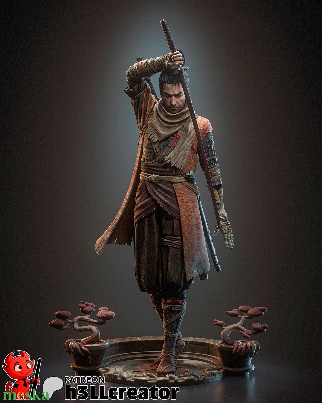 Sekiro - Sekiro - művészet - makett, modell - Meska.hu Sekiro - Sekiro - művészet - makett, modell - Meska.hu