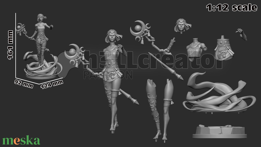 Melinoe - Hades 2 - művészet - makett, modell - Meska.hu Melinoe - Hades 2 - művészet - makett, modell - Meska.hu