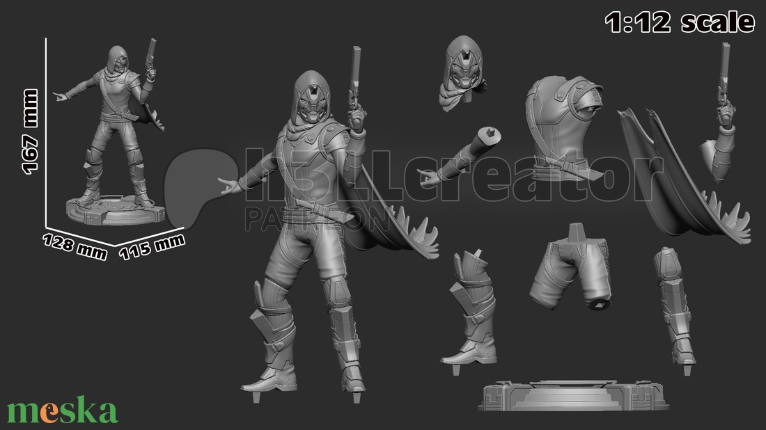 Cayde-6 - Destiny - művészet - makett, modell - Meska.hu